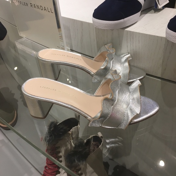 Loeffler Randall silver mules - Picture 5 of 7